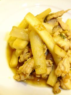 せせり(鶏肉)とごぼう梅煮-レシピのメイン写真