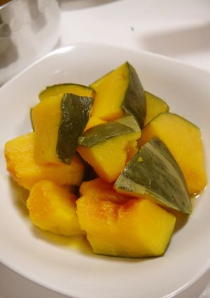 出汁と塩で作るかぼちゃの煮物-レシピのメイン写真