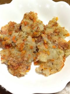 幼児に☆簡単♪いろいろ野菜のチヂミ-レシピのメイン写真