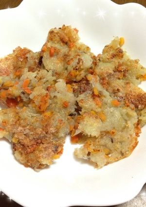 幼児に☆簡単♪いろいろ野菜のチヂミ-レシピのメイン写真