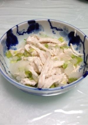 鶏ハムであと一品！おろしポン酢和え-レシピのメイン写真