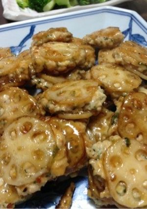 レンコンの大葉つくね-レシピのメイン写真
