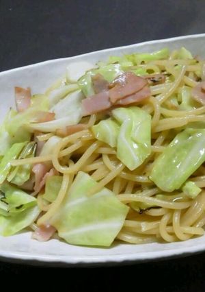 ポン酢で作る春キャベツのパスタ☆-レシピのメイン写真
