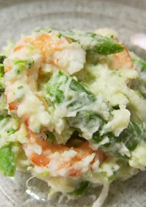 豪華　春野菜とえびのポテトサラダ-レシピのメイン写真