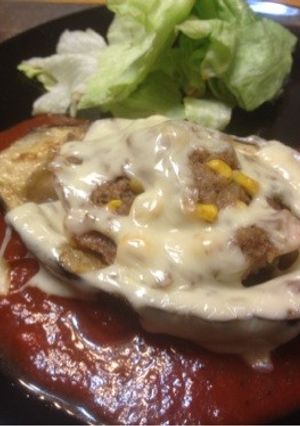 豆腐ハンバーグの米ナスボード-レシピのメイン写真