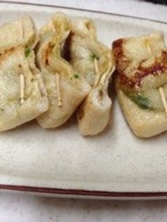 油揚げのネギ挟み焼き♫-レシピのメイン写真