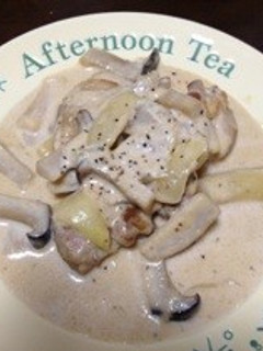 チキンとエリンギのクリーム煮-レシピのメイン写真