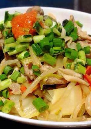 豚肉ときのこのバターポン酢炒め-レシピのメイン写真