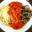 2色トマトパスタ