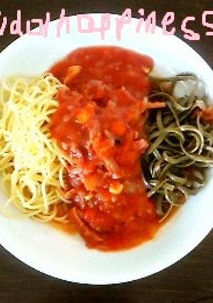 2色トマトパスタ-レシピのメイン写真