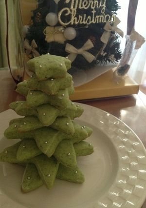 ほうれん草の型抜きクッキー☆-レシピのメイン写真