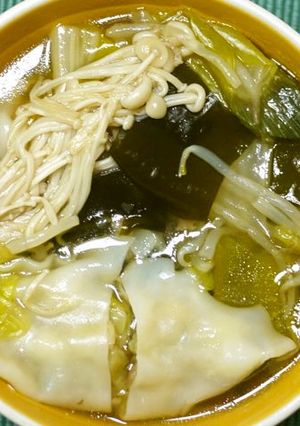和風スープ餃子-レシピのメイン写真