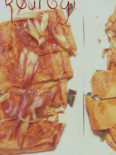 あげの鳥ごぼうとネギ味噌サンド焼き★-レシピのメイン写真