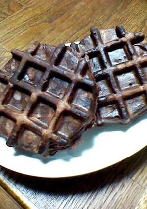 簡単☆電子レンジでチョコワッフル♪-レシピのメイン写真