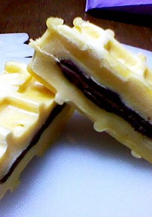 簡単☆電子レンジでチョコサンドワッフル♪-レシピのメイン写真
