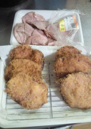 給料日前の☆簡単ミルフィーユハムカツ☆-レシピのメイン写真