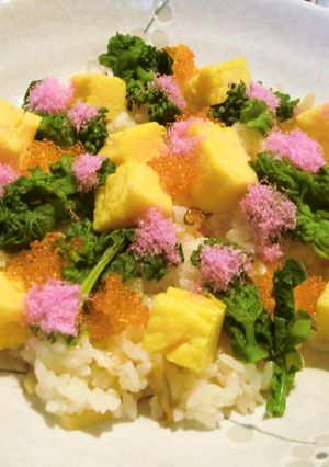 時短♪簡単♪春爛漫♪菜の花ちらし寿司-レシピのメイン写真