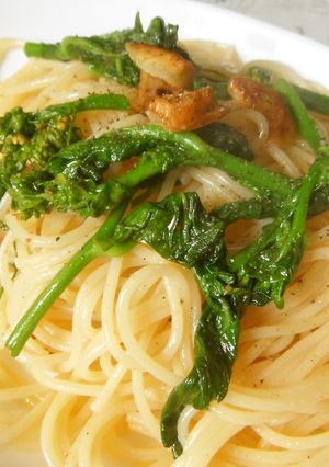 菜の花のオイルパスタ-レシピのメイン写真