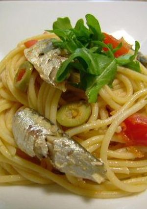 オイルサーディンのパスタ-レシピのメイン写真