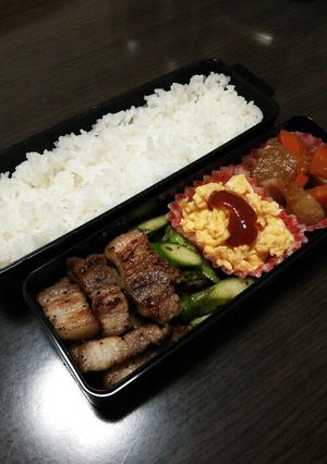 ★簡単豚バラ塩焼き弁当★-レシピのメイン写真