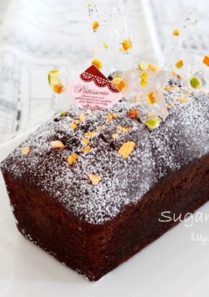 オレンジ風味のチョコレートパウンドケーキ-レシピのメイン写真