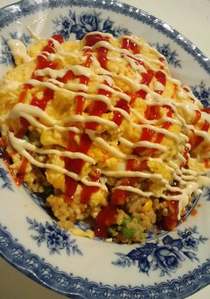 簡単☆ドライカレーオムライス☆-レシピのメイン写真