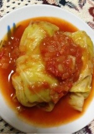 まるごとトマトのロールキャベツ★-レシピのメイン写真