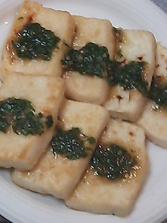 豆腐ステーキ 大葉甘味噌がけ-レシピのメイン写真
