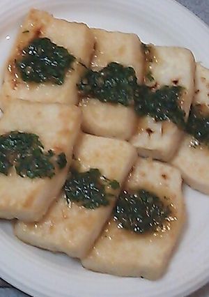 豆腐ステーキ 大葉甘味噌がけ-レシピのメイン写真