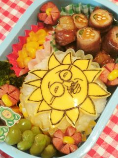 キャラ弁* おっ!サン弁当♪-レシピのメイン写真