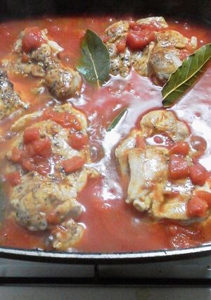 チキンのトマト煮込み-レシピのメイン写真