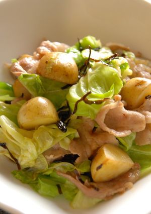 美人COMPANY　旬野菜の塩こんぶ炒め-レシピのメイン写真
