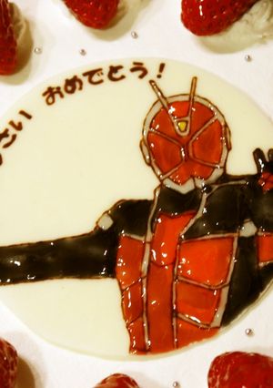 チョコとナパージュでキャラケーキ☆-レシピのメイン写真