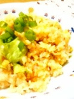 キムたく入りレタスたまごチャーハン。-レシピのメイン写真