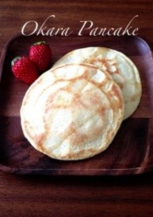 ノンオイル♡シンプルなおからのパンケーキ-レシピのメイン写真