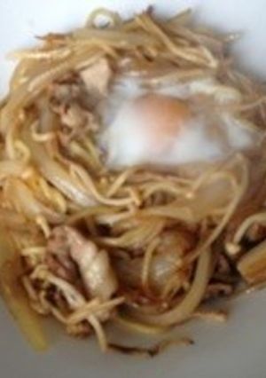 温たま塩焼きそば-レシピのメイン写真