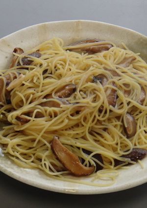 [簡単]甘辛椎茸の和風パスタ-レシピのメイン写真