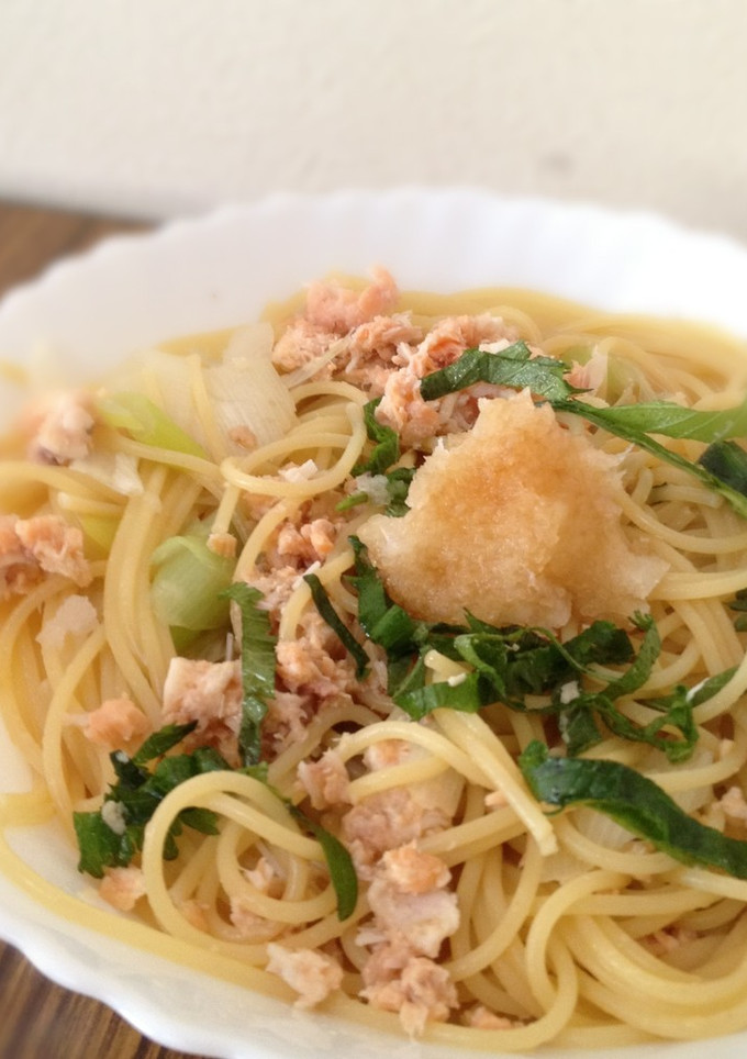 さっぱり！鮭と大葉の和風パスタ-レシピのメイン写真