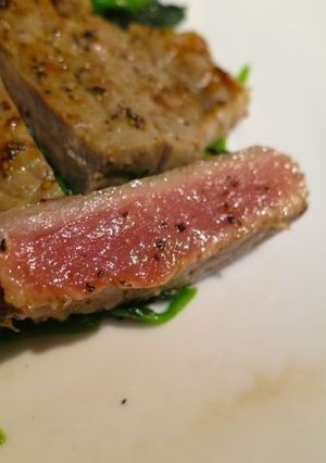 一人暮らしの夕食その４：ステーキの焼き方-レシピのメイン写真