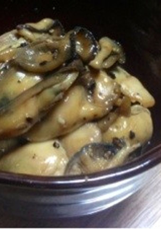 牡蠣の黒胡椒煮-レシピのメイン写真