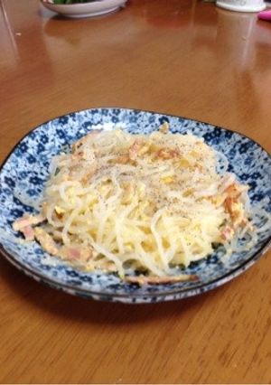 ダイエットにカルボナーラ♥-レシピのメイン写真