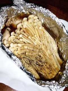 鮭の白子とえのきのホイル焼き-レシピのメイン写真