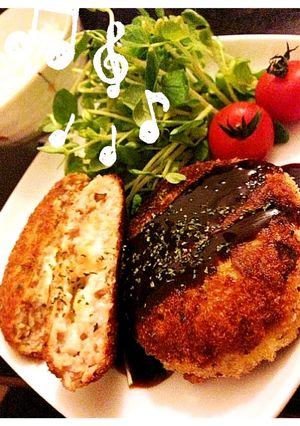 野菜たっぷり*チーズメンチカツ-レシピのメイン写真