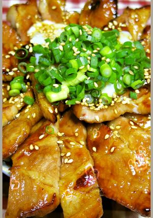 この豚野郎がぁ！これぞ男のロマン大豚丼！-レシピのメイン写真