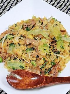 焦がし醤油のレタスチャーハン-レシピのメイン写真
