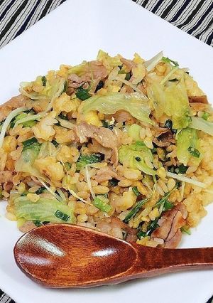 焦がし醤油のレタスチャーハン-レシピのメイン写真