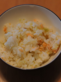 離乳食完了期 鮭と豆のまぜごはん-レシピのメイン写真