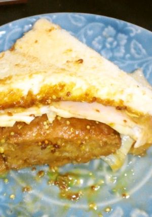 食パンで、ハンバーガー-レシピのメイン写真
