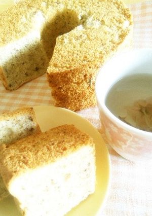 桜のシフォンケーキ❀-レシピのメイン写真
