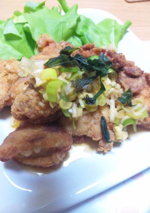 カリカリ鶏から揚げの香味だれ-レシピのメイン写真